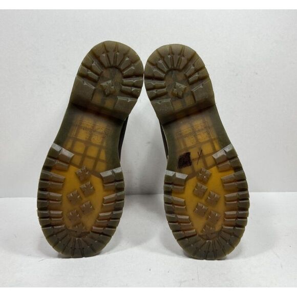 Doc Dr. Martens Leonore Crazy Horse Brown Leather Boots Women’s Size 11 - Picture 6 of 8